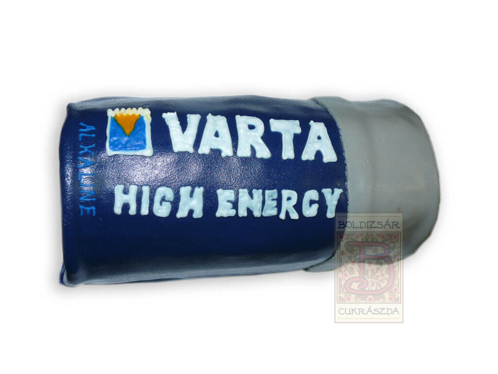 Varta elem formájú torta